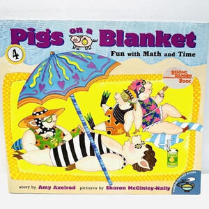 PIGS ON A BLANKET Picture Book Fun with Math and Time Paperback by Amy Axelrod